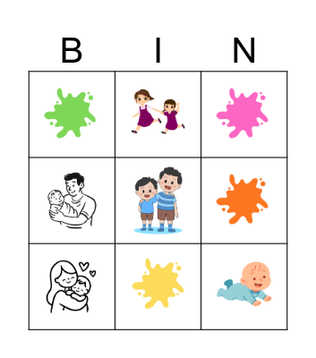 Family Bingo Card
