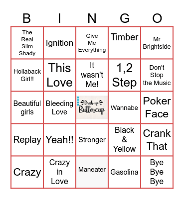2000s ThrowBacks!! Bingo Card