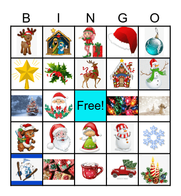 Christmas Bingo 3.3 Bingo Card