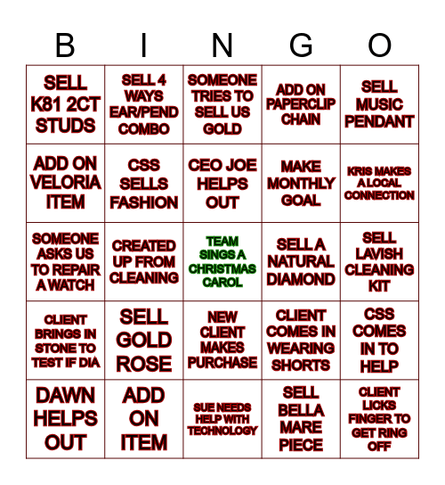 Downtown BINGO 2025 Bingo Card