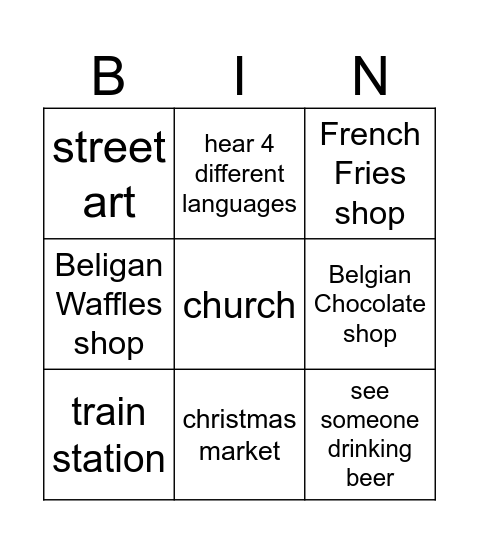 Johanna Walch_Austria (German, Mathematics, English, Science, Art, Craft, Physical Education, Music) Bingo Card