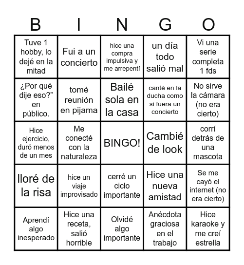 Bingo de Salvaguardia Bingo Card