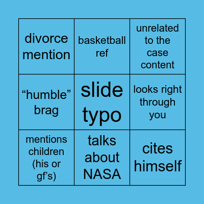 Leadership Bingo Card