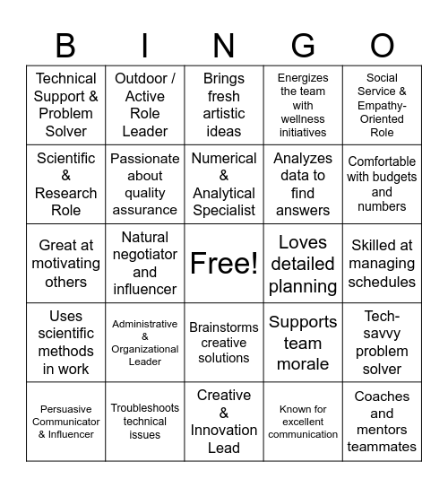 Ted's Believe Bingo Card