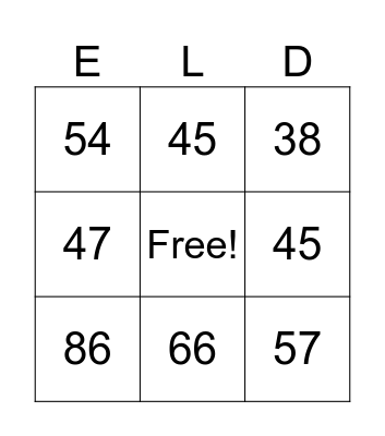 Addition within 100 Bingo Card