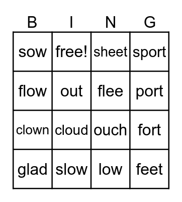 T5 Week 1 Bingo Card