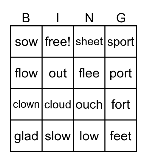 T5 Week 1 Bingo Card