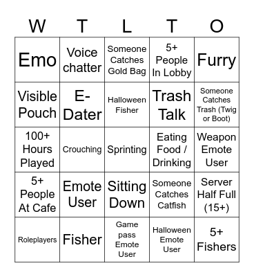 Write A Letter Bingo Card