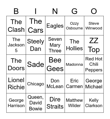 Game 1: Highland House 12/3/25 Bingo Card
