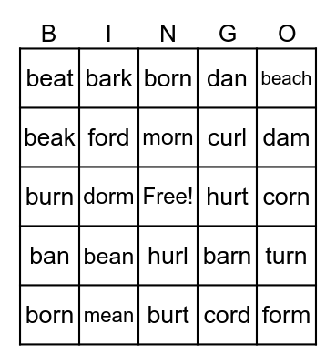 T5 Week 7 Bingo Card