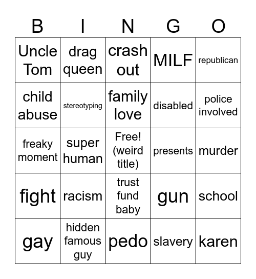 Tomorrow's Teachings Bingo Card