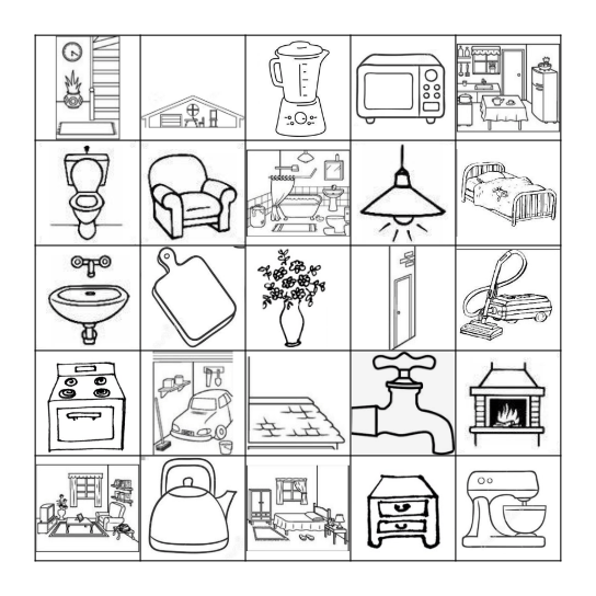 EN LA CASA Bingo Card