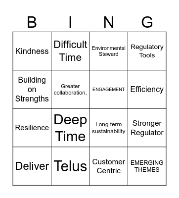 BINGO CML Bingo Card