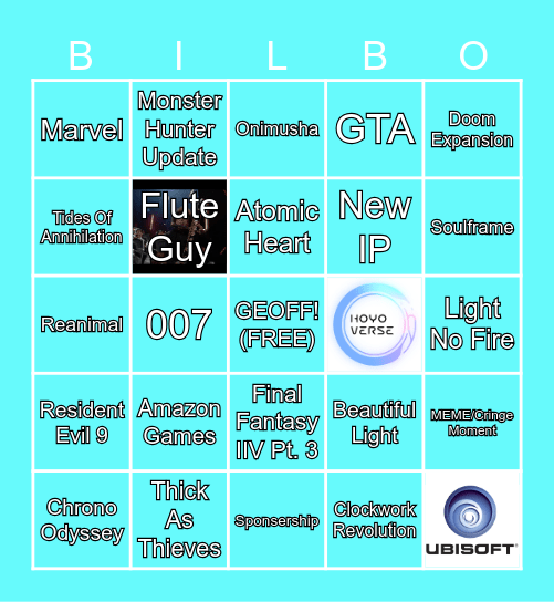GAME OF THE YEAR 2026 Bingo Card