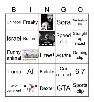 IG reel Bingo Card