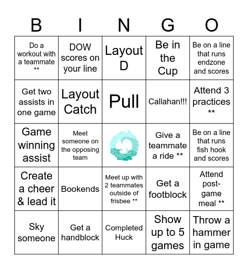 Ligma Winter 2025 Bingo! Bingo Card