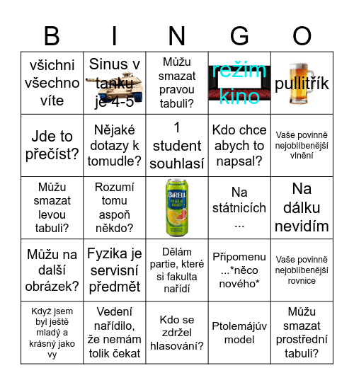 Přednáška s Koníčkem 2025 Bingo Card