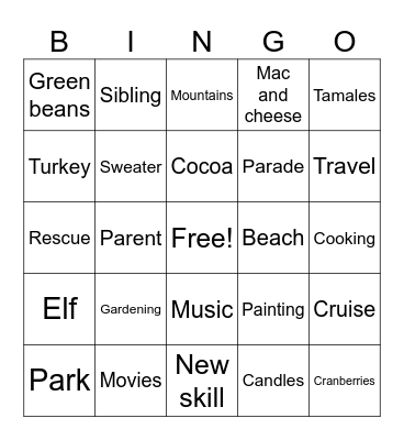Cluster Meeting Bingo Card