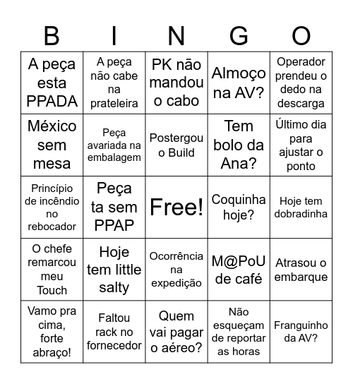 BingoLog Bingo Card
