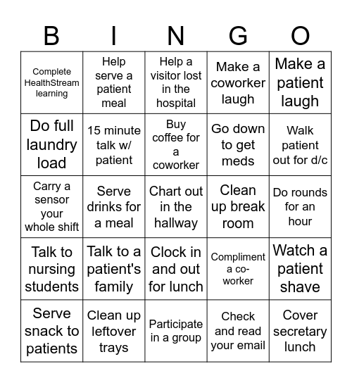 G1 Week Bingo 2025 Bingo Card