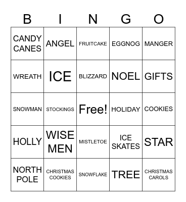 CHRISTMAS PARTY Bingo Card