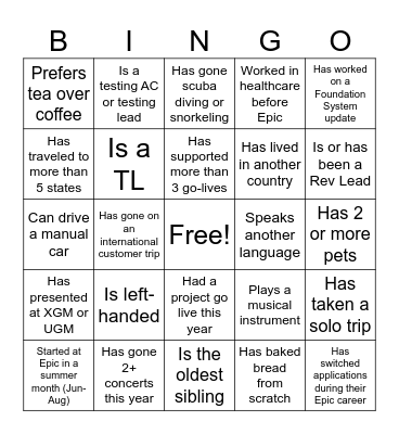 HB IS BINGO Card