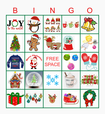 Bingo December 2024 Bingo Card