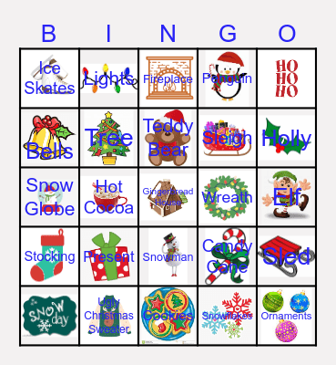 2025 OPGT FTA Bingo - HOLIDAY THEME Bingo Card