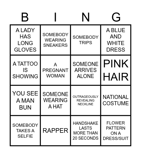 ONDAPENDECE DAY - LINNANJUHLABINGO Card