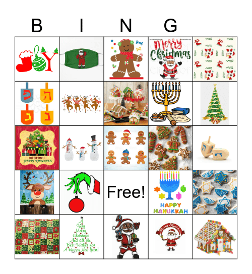 Holiday Bingo Card
