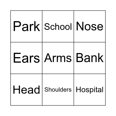 7th Grade's bingo Card