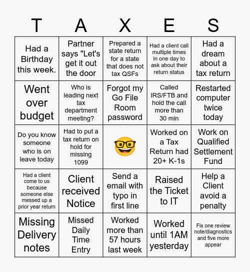 Do You Know Who Bingo Card