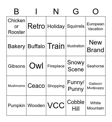 Untitled BingoOrange County, CA Puzzlers Bingo - Fall/Winter 2026 Bingo Card