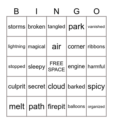 WINTER MAZE BINGO Card