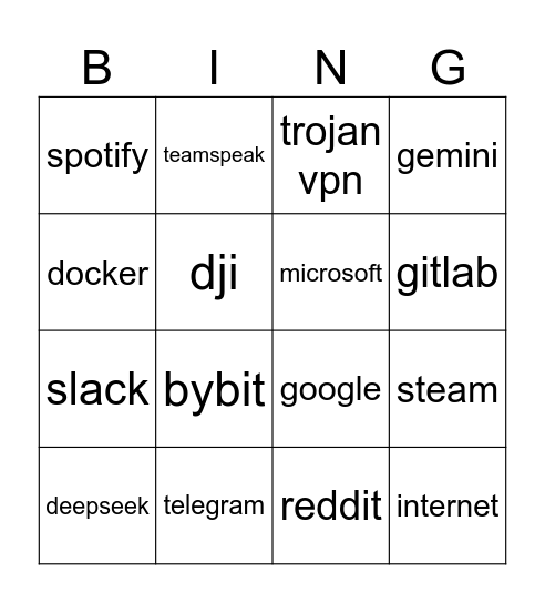 Роскомпозор Bingo Card