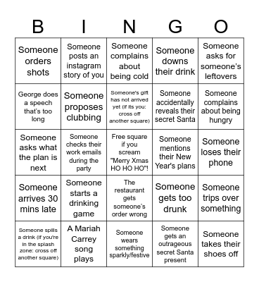 Edgemas Bingo 2025 Bingo Card