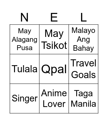 KATIMOTO Bingo Card