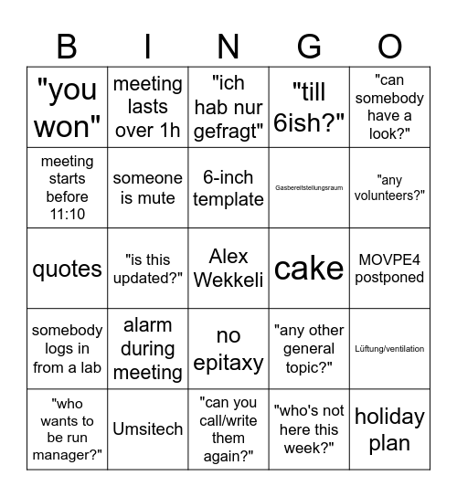 Epi-Bingo Card