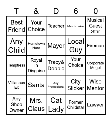 HALLMARK BINGO Card