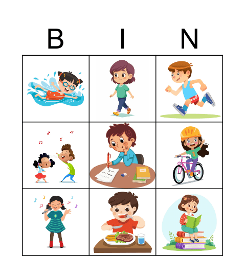 Caitheamh aimsire Bingo Card