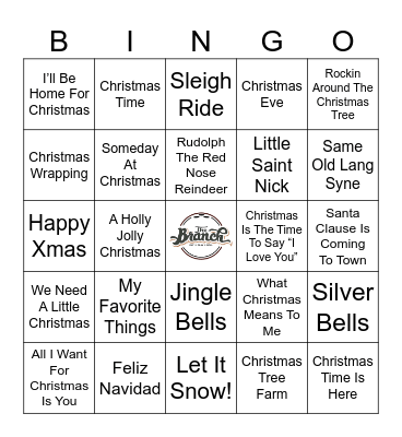 Christmas Bingo Card