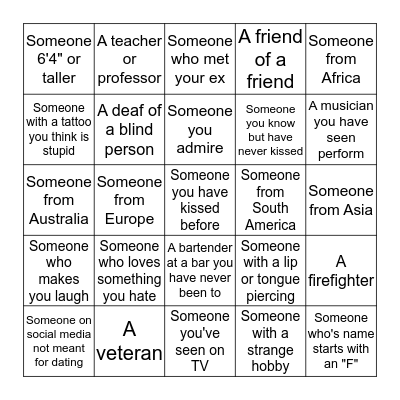 Bounce Back Bingo Card