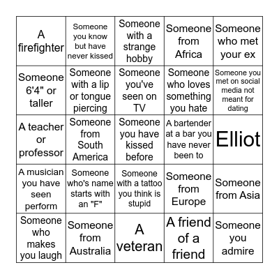 Bounce Back Bingo Card