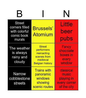 Oksana_Ukraine Bingo Card