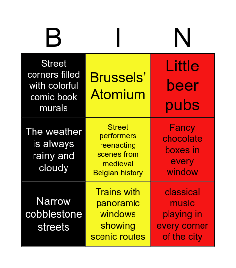 Oksana_Ukraine Bingo Card