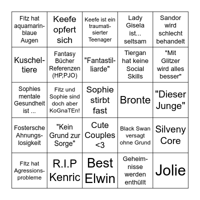 Keeper Bingo! Bingo Card