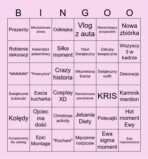 MAKÓWKA CHRISTMAS Bingo Card