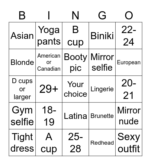 Chat Bingo Card