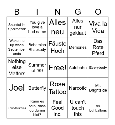 Merleperle Megabingo Card