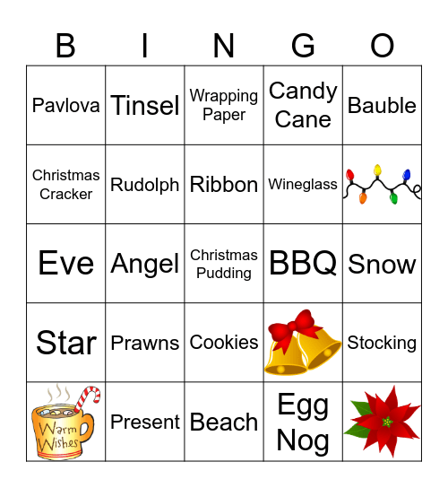 Christmas Bingo Card